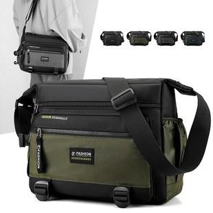 2024新款男包多口袋单肩包做生意包男士工地干活工具斜挎包大容量