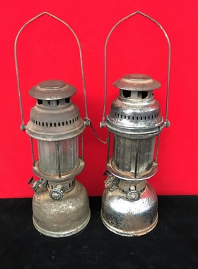 民俗老物件老汽灯老式r照明工具老提灯怀旧复古装饰杂项道具摆件