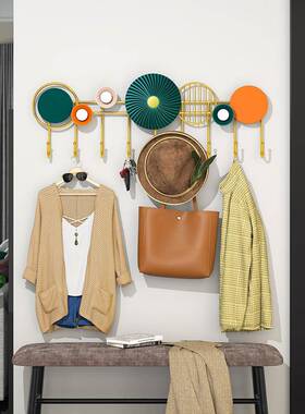 免打挂衣进门玄关轻奢创意门衣后衣钩服挂ZG-65793钩入户孔门挂架