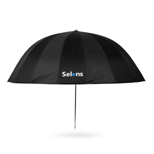 深口反光伞 黑银纤维反射柔光摄影抛物线伞根纤维伞骨