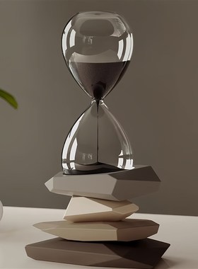 时来运转时间沙漏摆件寓意办公室情绪解压家用居装饰乔迁礼品