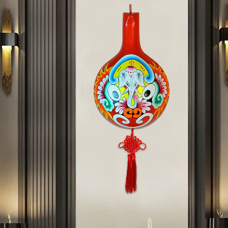 纯手工绘画京剧社火马勺脸谱面具装饰挂件中小礼品国粹民俗