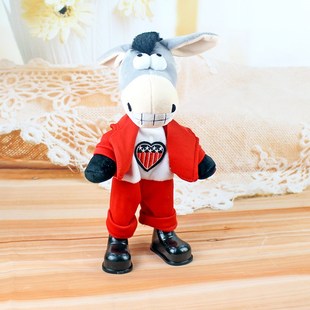 会学说话学舌小毛驴电动摇头驴毛绒跳舞唱歌的小驴儿童驴