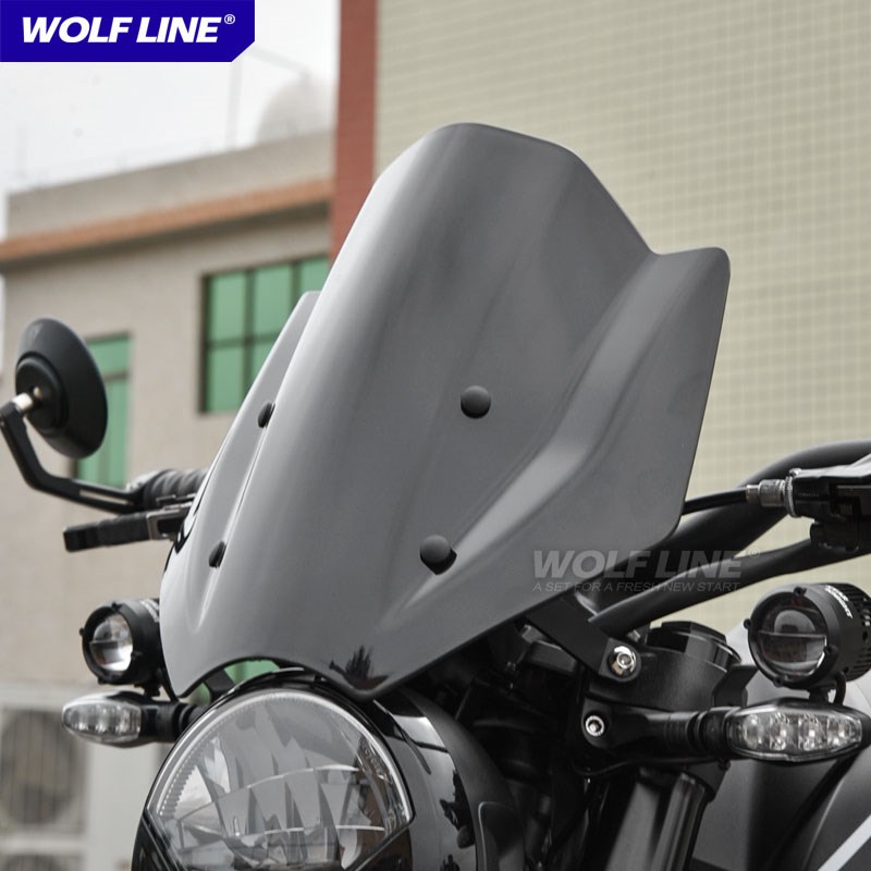 适用21年凯旋Trident三叉戟专用改装挡风玻璃加高风挡