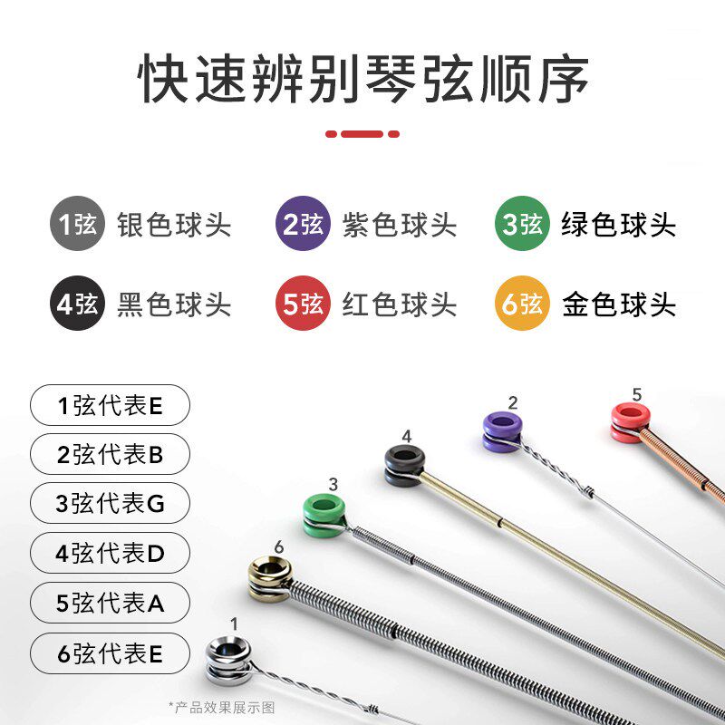 达达里奥民谣原声吉他琴弦磷铜木吉他弦  J