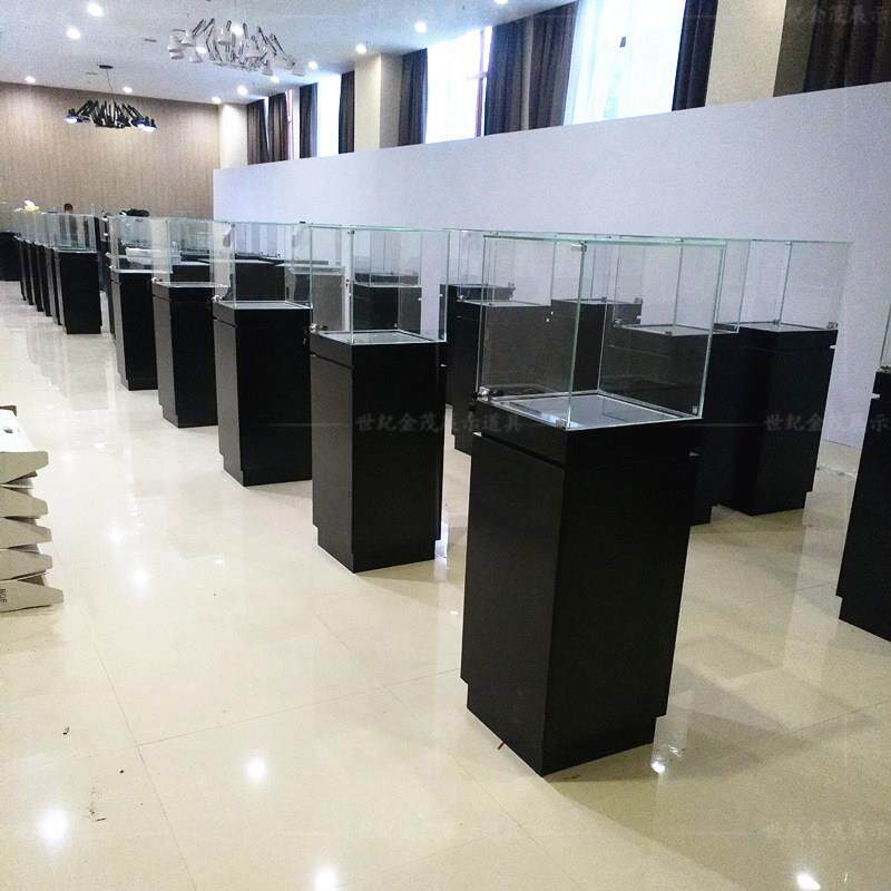 烤漆展会陶瓷展柜珠宝首饰玻璃柜台玉器展柜博物馆展示柜展览柜台