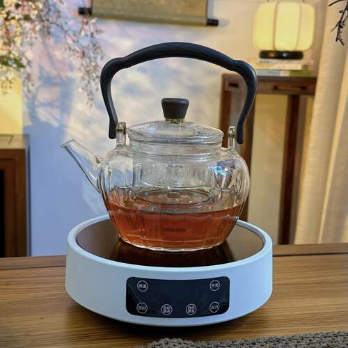 云屿｜睿德堂电陶炉1500W+煮茶壶套组玻璃煮茶壶家用养生煮茶器