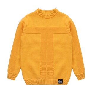 女童毛衣纯棉圆领套头儿童针织衫春秋加绒加厚2024新款打底衫洋气