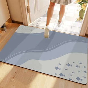 硅藻泥入户门脚垫进门地垫门口防滑吸水垫子浴室门外地毯可裁剪