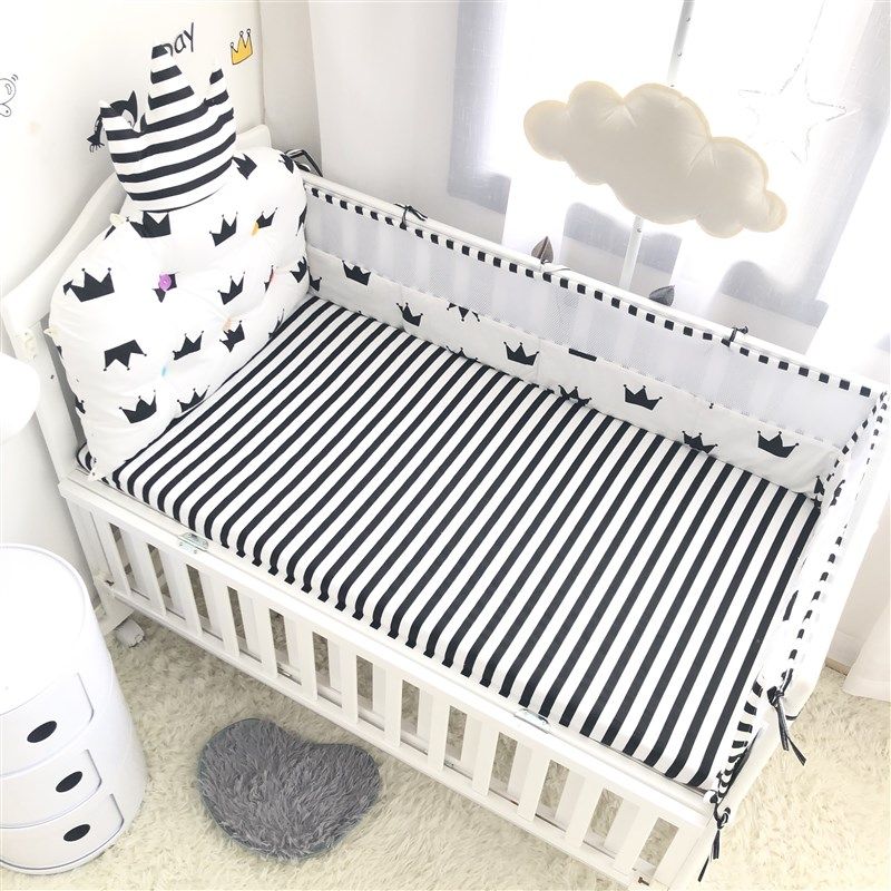 婴儿儿童床夏季透气网防撞套件宝宝拼接床围棉挡布防磕碰,婴童用品,婴童床品套件,淘宝优惠券,粉丝福利购,淘宝优惠卷