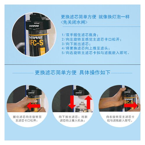 滨特尔爱惠浦净水器滤芯 4FC-LSPLUS