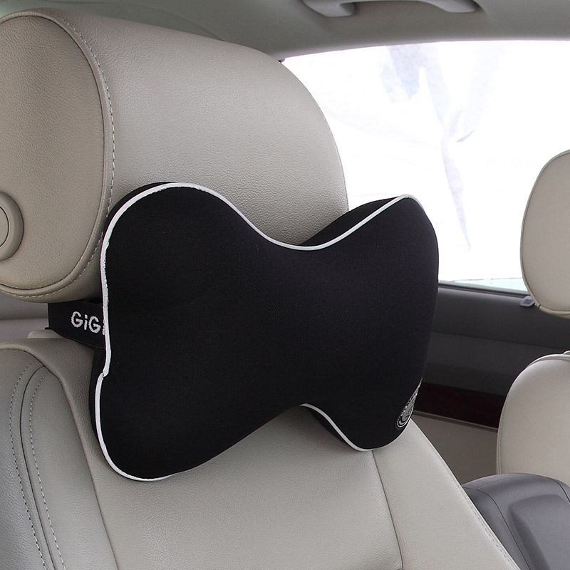 GiGi汽车头枕护颈枕 车用骨头枕 靠枕靠垫记忆棉支撑颈部舒适柔软
