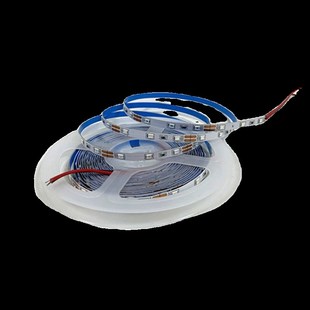 2835led低功率12V5mm60珠蓝光灯带白暖光中性光红绿黄6W每米灯条