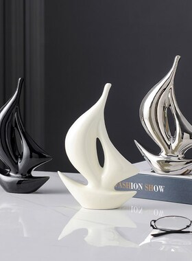 一帆风顺帆船摆件客厅新房乔迁酒柜电视柜好寓意装饰摆设乔迁礼物