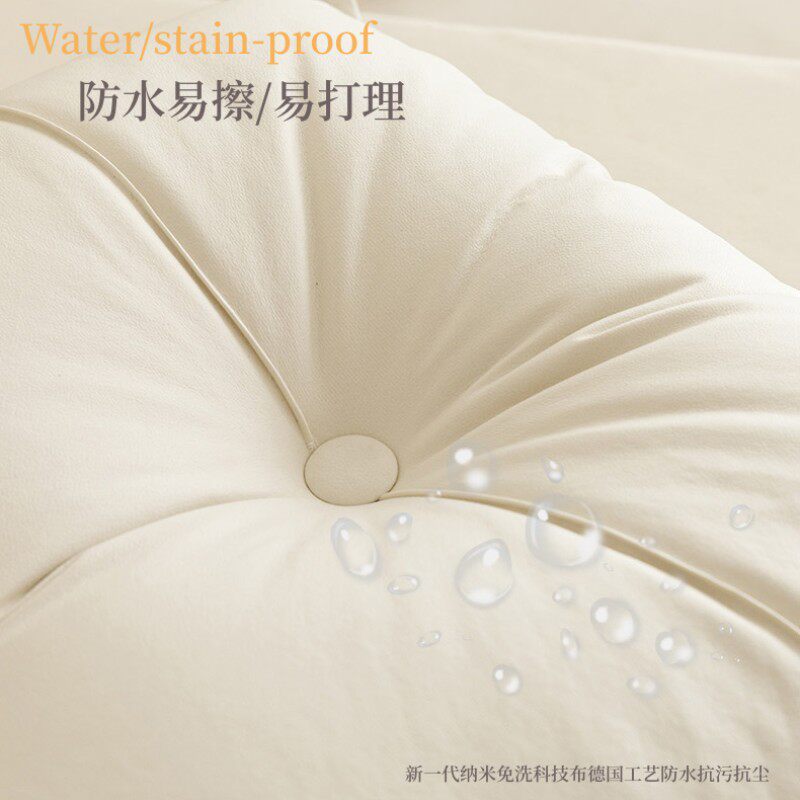 科技布牀头靠垫软包牀上靠枕卧室榻榻米大靠背垫沙发腰靠可拆洗