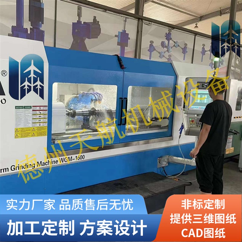 定制设计加工精密蜗轮蜗杆减速机配件双导程包络蜗杆副铜铁蜗轮