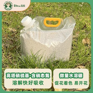 雷叔家庭园艺复合肥5斤装月季果树绣球高效吸收量大安全增产便携