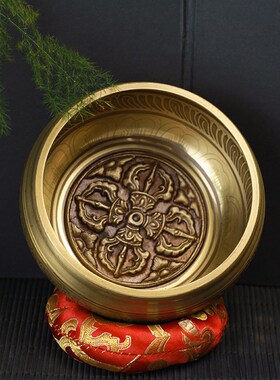 梵木果颂钵尼泊尔手工音钵静心钵桌面装饰摆件小众乔迁新居礼物