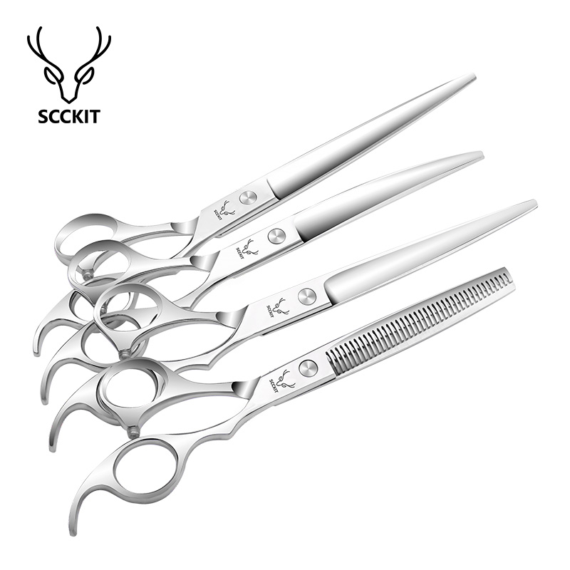 鹿剪专业宠物美容剪刀泰迪狗狗剪毛神器修毛剪刀直剪牙剪弯剪套装