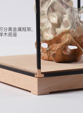 新中式禅意玄关博古架摆件软装饰品样板房售楼处客厅酒店展厅摆设