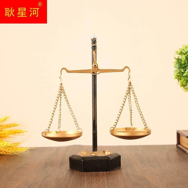 欧式复艺怀关旧老式手工橱铁古天平工艺秤玄装饰意品创桌