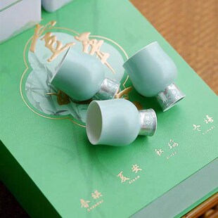 新款茶具玻璃茶壶茶叶罐绿茶包装礼品明前龙井碧螺春白茶礼盒