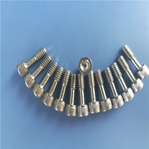 0不锈钢 DIN9圆柱头内六角滚花不脱出螺丝松不脱螺钉M*8--20
