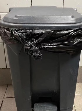 肯德基餐厅用87L脚踏垃圾桶必胜客同款灰色脚踏桶分类垃圾桶