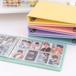 八宫格卡册收纳册拍立得相册3寸加厚内页小卡收纳册追星收纳封面