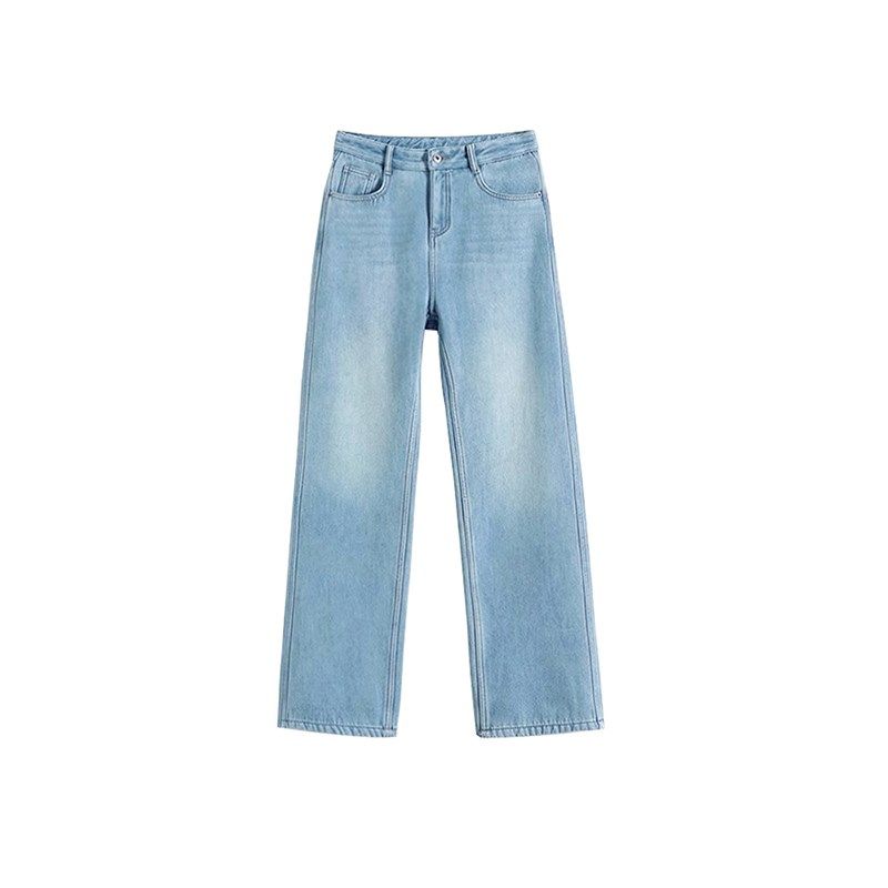 加绒加厚直筒牛仔裤女冬季新款胖妹妹mm梨形身材宽松显瘦阔腿长裤,女装/女士精品,大码裤装,淘宝优惠券,粉丝福利购,淘宝优惠卷