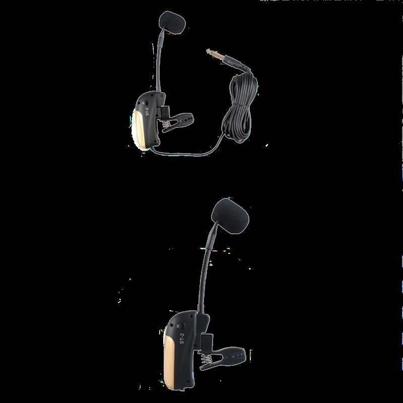 爱尚达 职业萨克斯专用麦克风ST-2即插即用6米线咪芯有线电容话筒