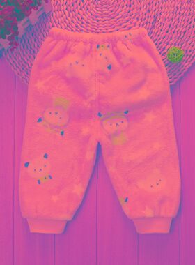 新生婴儿秋冬保暖长裤0男女宝宝加厚加绒可开档裤子1岁3-6-12个月