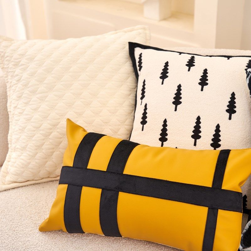 2023新款高级感皮草抱枕沙发客厅靠背垫床上腰靠枕套不含芯可拆洗,居家布艺,靠垫/抱枕,淘宝优惠券,粉丝福利购,淘宝优惠卷