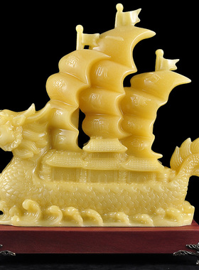 一帆风顺帆船摆件家居创意工艺装饰品电视酒柜卧室客厅办公室摆设