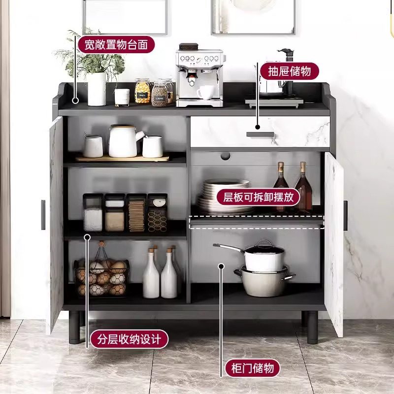 餐柜靠墙一体茶水柜客厅置物柜边柜家用厨房整体橱柜收纳柜子收纳,住宅家具,餐边柜,淘宝优惠券,粉丝福利购,淘宝优惠卷