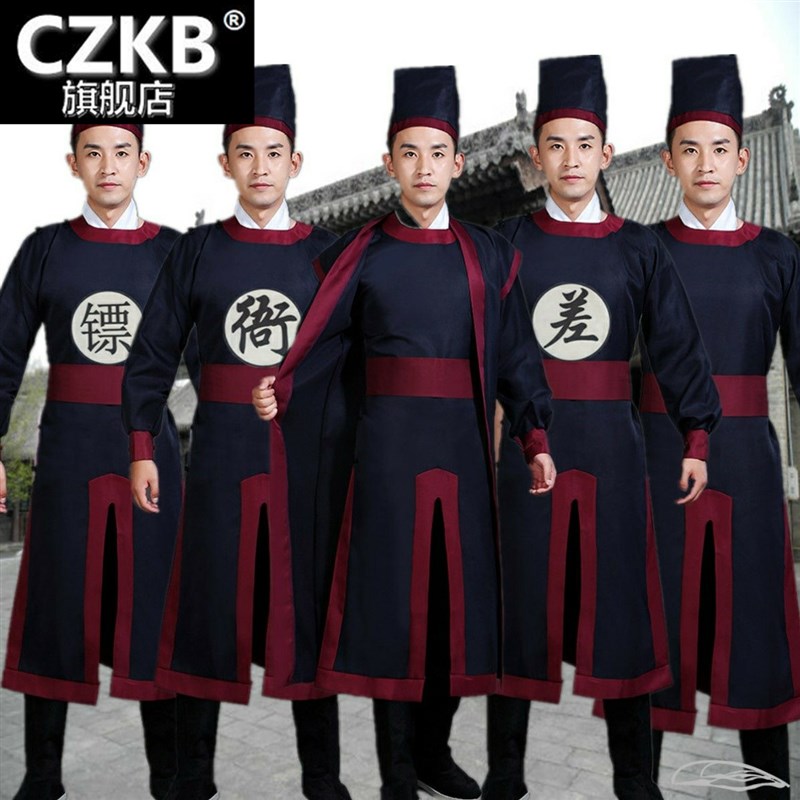 儿童古装男童古代侍卫衙役衙门捕头捕快差役官差衣服六一表演出服