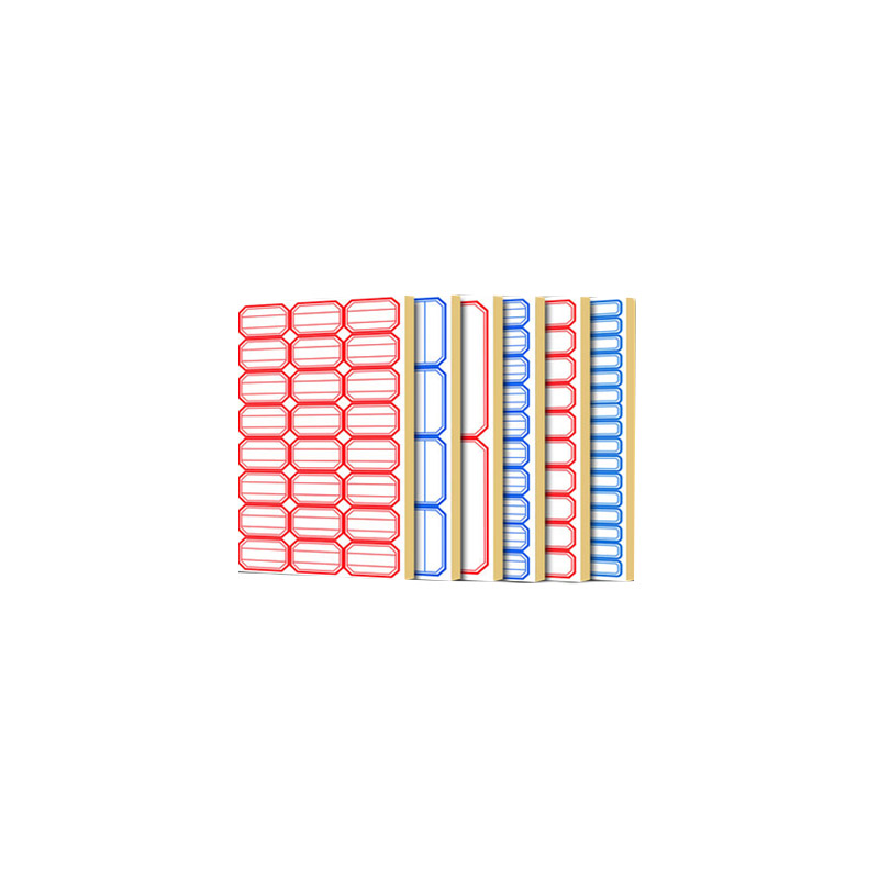 创易自粘性小标签贴口取纸标价贴不干胶手写贴纸图书分类纸200张