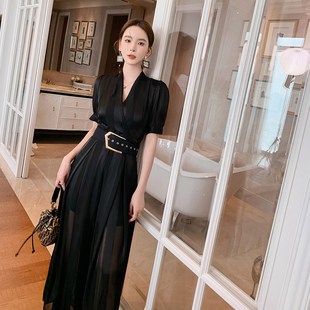 子女阔腿裤 高腰夏装 2024新款 气质连衣裤 连体裤 裤 女装 女高级感 工装