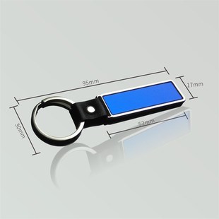 定制网红路牌钥匙扣歌词地名自定义手机挂件双面刻字我在XX很想你