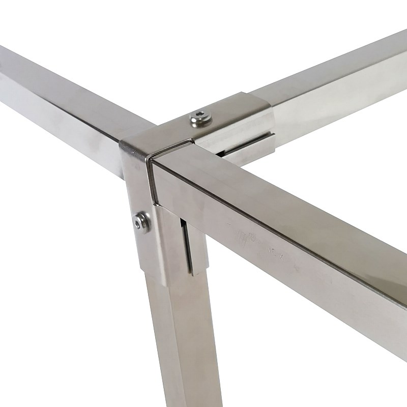 沛晴方管固定夹架子连接件家具组装衣架接头镀锌钢管拼接桌椅配件