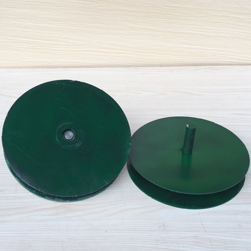 皮料转盘带轴承铁转盘加轴承卷皮料/皮革/布料卷转料专用颜色随机