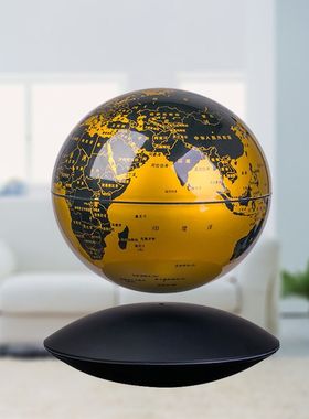 磁悬浮发光地球仪招财办公室桌面牛气轻奢摆件商务个性时尚饰礼品