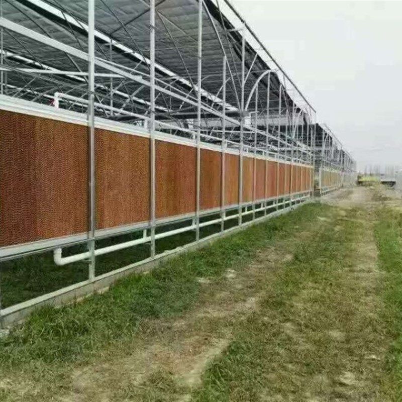 水帘墙流水湿帘风机养殖场车间厂房种植大棚降温设备水帘纸系统