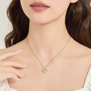 CaldiceKris品牌直发 钻石项链女轻奢锁骨链送女友礼物专柜礼盒装