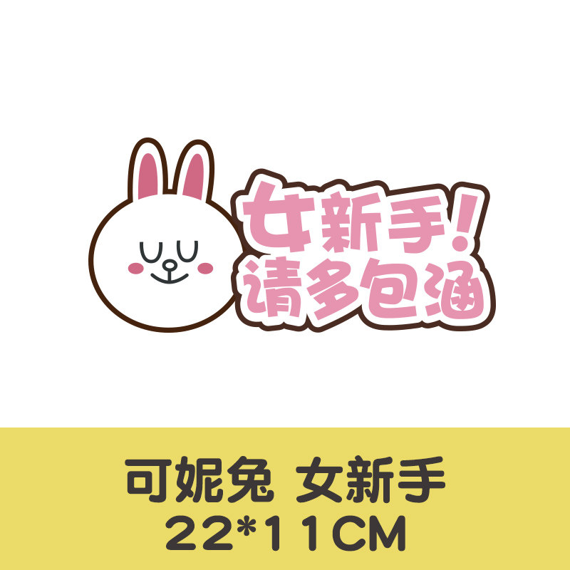 小车车辆式动车车实习标志车汽车驾驶驾驶上新手纸
