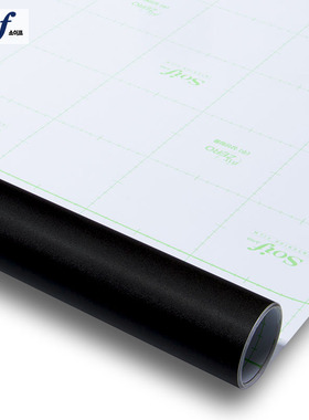 oif索伊芙磨砂黑改色贴膜立体家具翻新贴纸家装翻新自粘贴膜