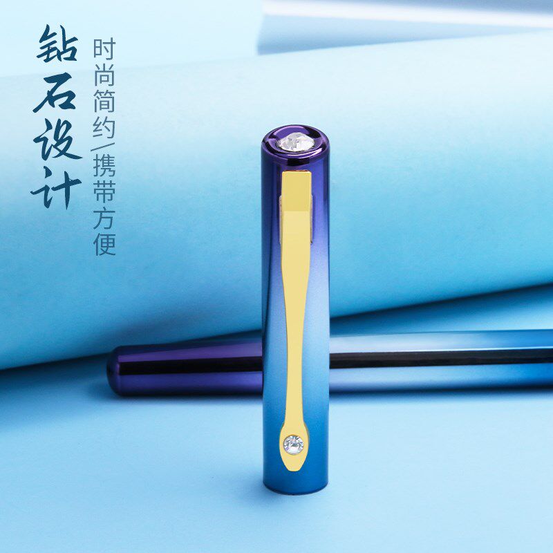 烂笔头渐变色系钢笔小学生三四年级专用练字书法正姿硬笔暗尖替换