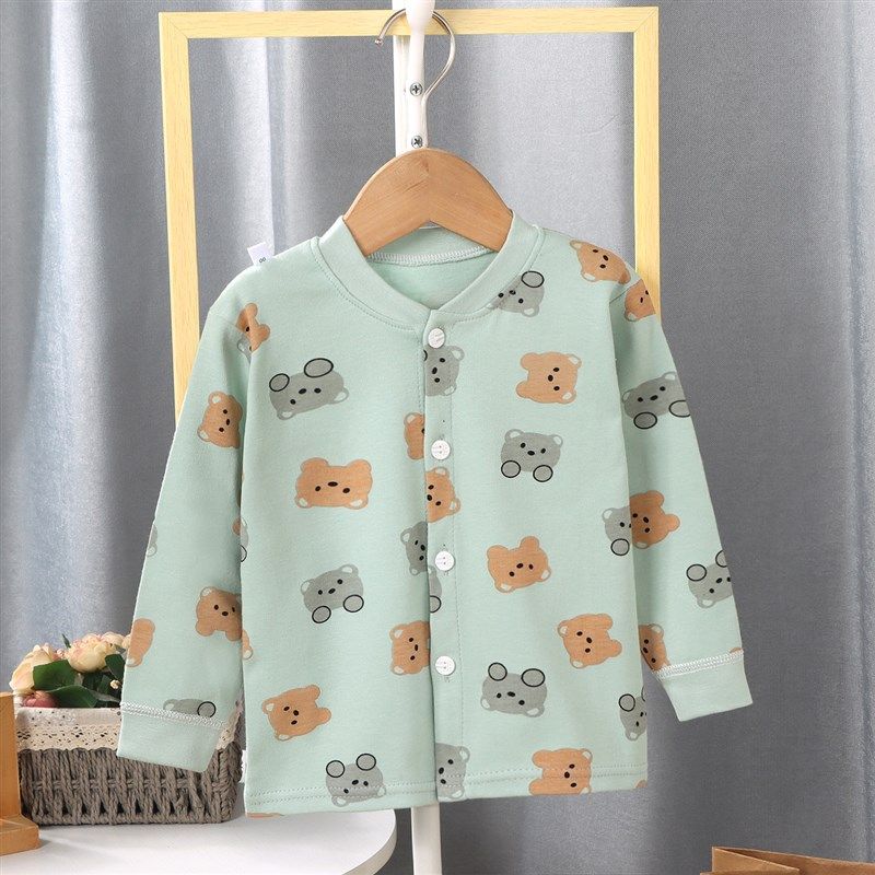 新款外穿纯棉开衫秋衣上衣打底衫宝宝男童女童家居服睡衣春秋款,童装/婴儿装/亲子装,保暖上装,淘宝优惠券,粉丝福利购,淘宝优惠卷