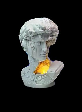 复古大卫无火香薰器氛围灯扩香石卧室持久香氛摆件节日生日礼物