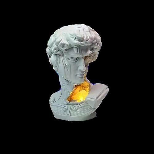 复古大卫无火香薰器氛围灯扩香石卧室持久香氛摆件节日生日礼物